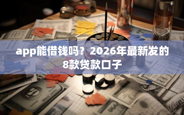 app能借钱吗?2026年最新发的8款贷款口子 app能借钱吗?2026年最新发的8款贷款口子