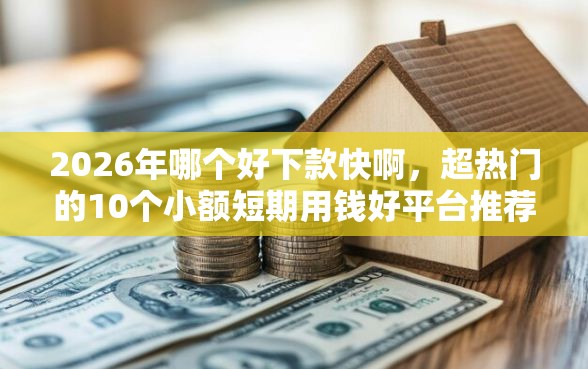 2026年哪个好下款快啊，超热门的10个小额短期用钱好平台推荐