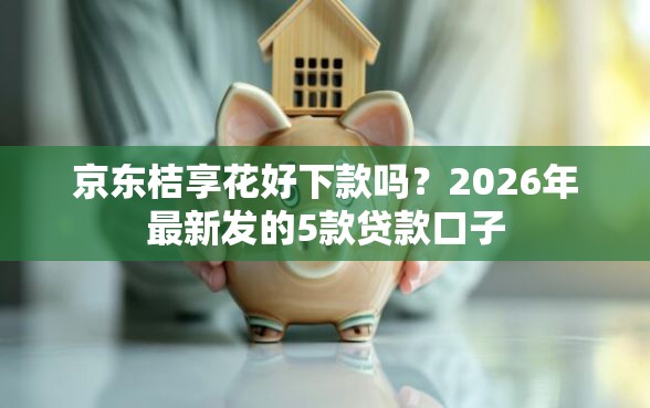 京东桔享花好下款吗？2026年最新发的5款贷款口子
