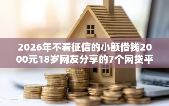 2026年不看征信的小额借钱2000元18岁网友分享的7个网贷平台前十名我觉得不错！