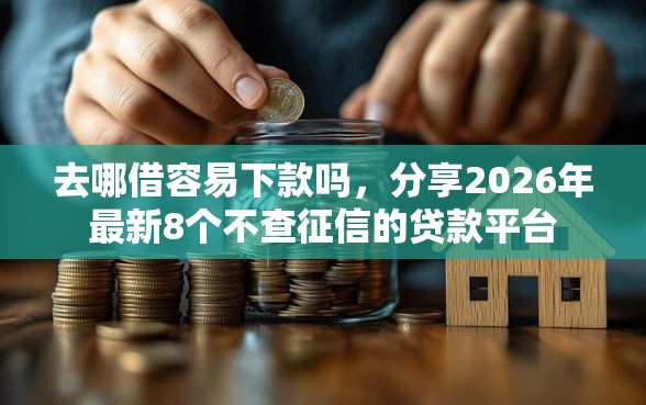 去哪借容易下款吗，分享2026年最新8个不查征信的贷款平台