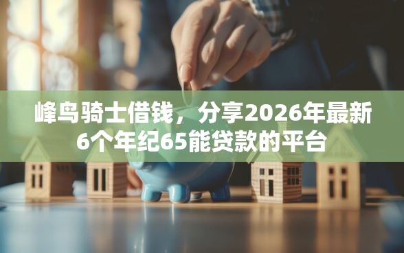 峰鸟骑士借钱，分享2026年最新6个年纪65能贷款的平台