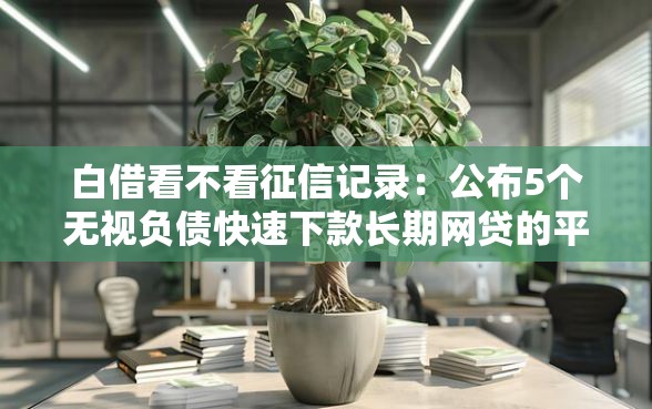白借看不看征信记录：公布5个无视负债快速下款长期网贷的平台
