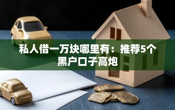 私人借一万块哪里有：推荐5个黑户口子高炮