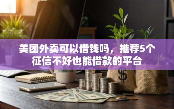 美团外卖可以借钱吗，推荐5个征信不好也能借款的平台