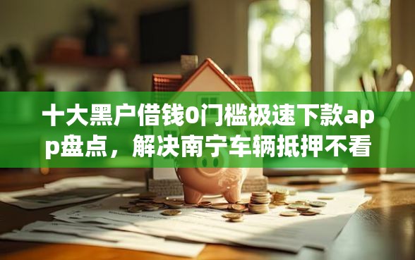 十大黑户借钱0门槛极速下款app盘点，解决南宁车辆抵押不看征信的问题