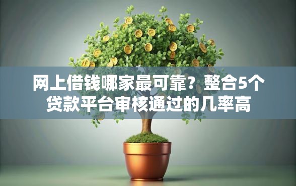 网上借钱哪家最可靠？整合5个贷款平台审核通过的几率高