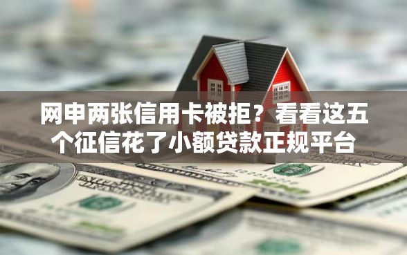 网申两张信用卡被拒？看看这五个征信花了小额贷款正规平台