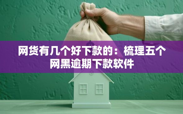 网货有几个好下款的：梳理五个网黑逾期下款软件