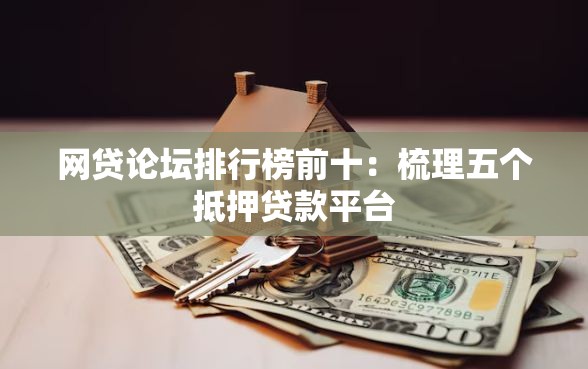 网贷论坛排行榜前十：梳理五个抵押贷款平台