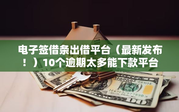 电子签借条出借平台（最新发布！）10个逾期太多能下款平台