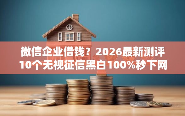 微信企业借钱？2026最新测评10个无视征信黑白100%秒下网贷口子