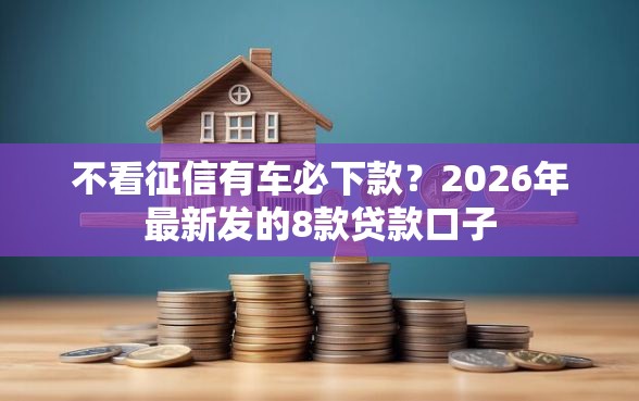 不看征信有车必下款？2026年最新发的8款贷款口子