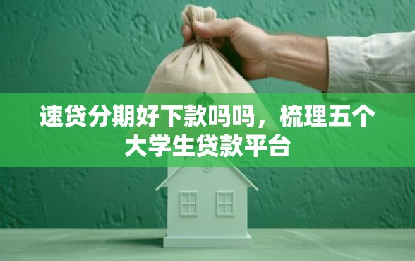 速贷分期好下款吗吗，梳理五个大学生贷款平台