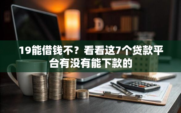 19能借钱不？看看这7个贷款平台有没有能下款的