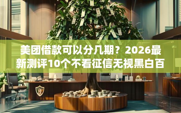 美团借款可以分几期？2026最新测评10个不看征信无视黑白百分百下款网贷app
