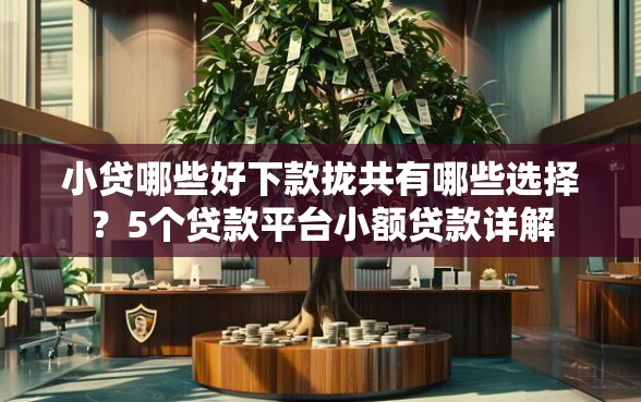 小贷哪些好下款拢共有哪些选择？5个贷款平台小额贷款详解