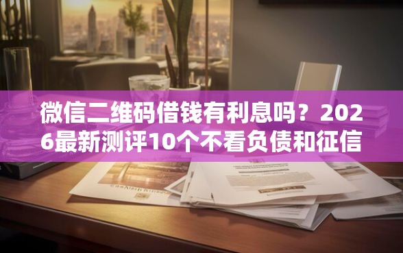 微信二维码借钱有利息吗？2026最新测评10个不看负债和征信的软件