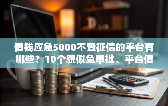 借钱应急5000不查征信的平台有哪些？10个貌似免审批、平台借钱容易通过不看负债合集