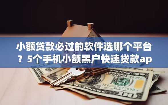 小额贷款必过的软件选哪个平台？5个手机小额黑户快速贷款app推荐
