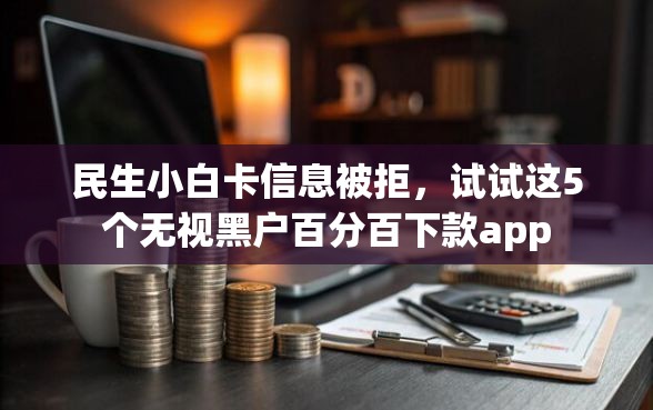 民生小白卡信息被拒，试试这5个无视黑户百分百下款app