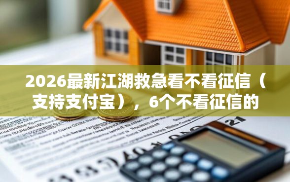 2026最新江湖救急看不看征信（支持支付宝），6个不看征信的借款平台百分百无私分享