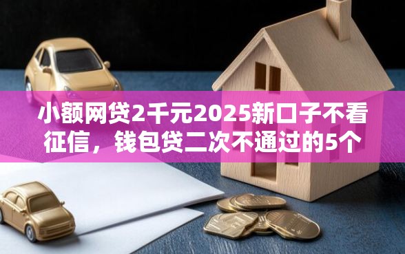 小额网贷2千元2025新口子不看征信，钱包贷二次不通过的5个平台介绍