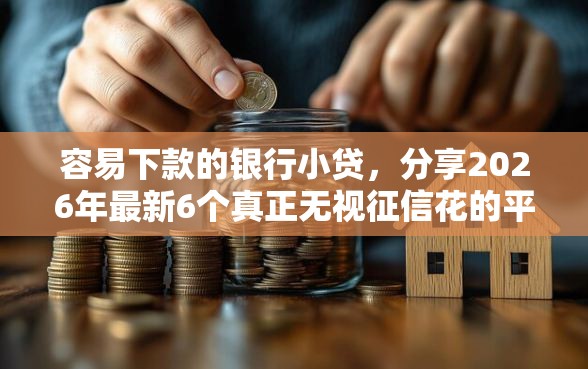 容易下款的银行小贷，分享2026年最新6个真正无视征信花的平台