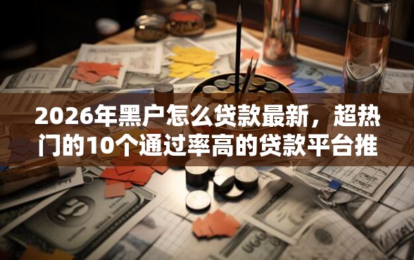 2026年黑户怎么贷款最新，超热门的10个通过率高的贷款平台推荐