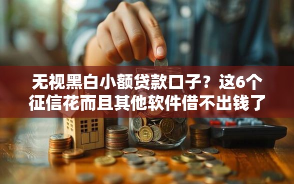 无视黑白小额贷款口子？这6个征信花而且其他软件借不出钱了还可以借到钱100%通过的平台可以试试