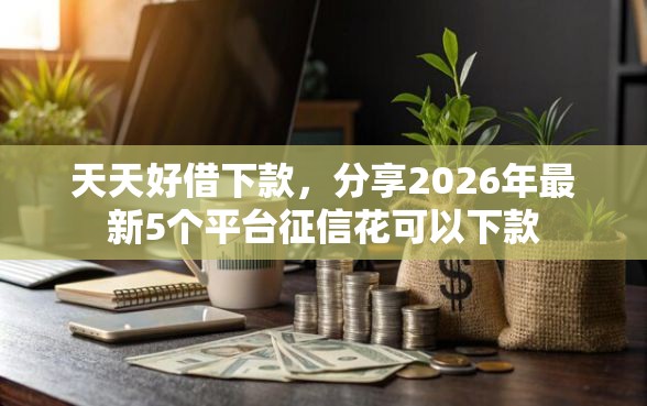 天天好借下款，分享2026年最新5个平台征信花可以下款