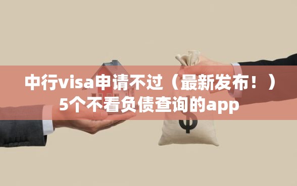 中行visa申请不过（最新发布！）5个不看负债查询的app
