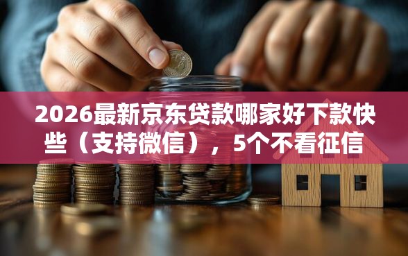 2026最新京东贷款哪家好下款快些（支持微信），5个不看征信无视黑白百分百下款网贷平台无私分享