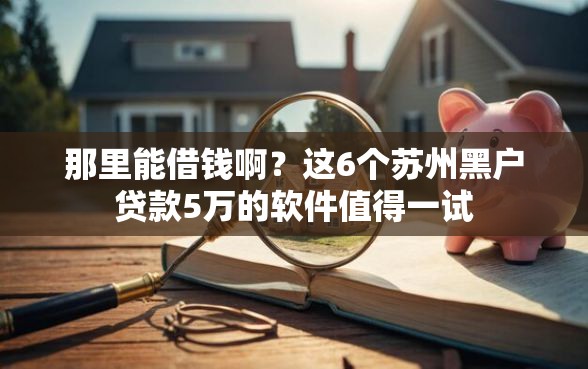 那里能借钱啊?这6个苏州黑户贷款5万的软件值得一试 那里能借钱啊?这6个苏州黑户贷款5万的软件值得一试