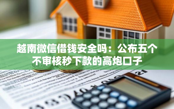 越南微信借钱安全吗：公布五个不审核秒下款的高炮口子