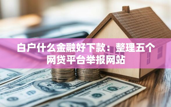 白户什么金融好下款：整理五个网贷平台举报网站