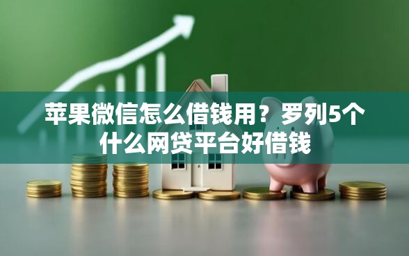 苹果微信怎么借钱用？罗列5个什么网贷平台好借钱