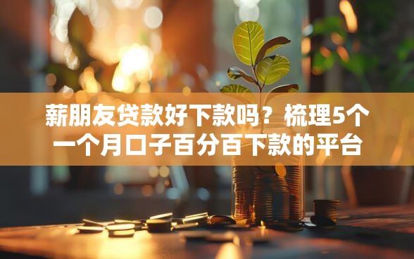 薪朋友贷款好下款吗？梳理5个一个月口子百分百下款的平台