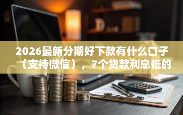 2026最新分期好下款有什么口子（支持微信），7个贷款利息低的平台正规无私分享