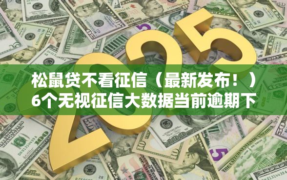 松鼠贷不看征信（最新发布！）6个无视征信大数据当前逾期下款的口子
