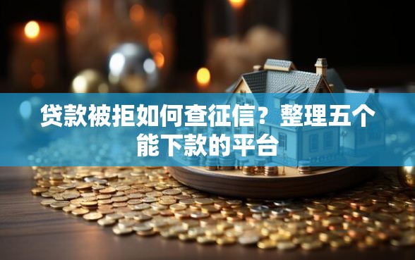 贷款被拒如何查征信？整理五个能下款的平台