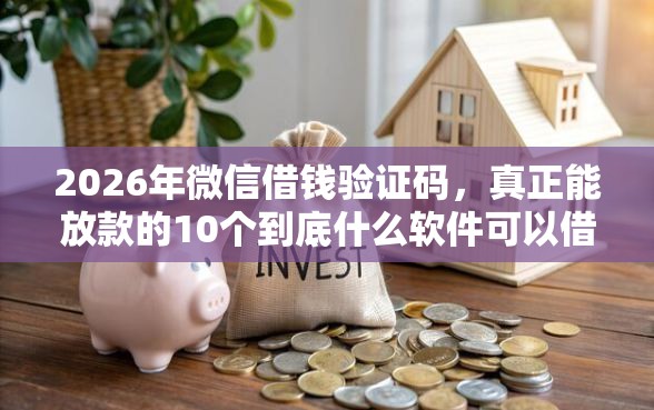 2026年微信借钱验证码，真正能放款的10个到底什么软件可以借钱黑户推荐