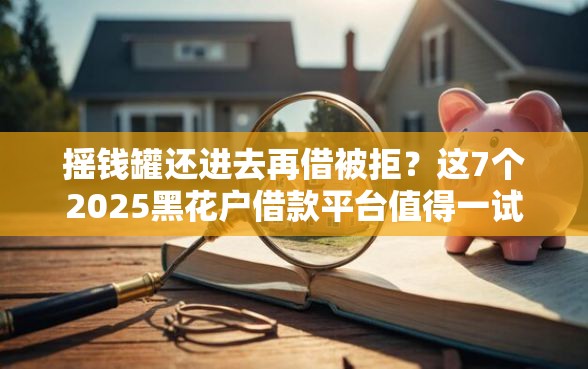 摇钱罐还进去再借被拒？这7个2025黑花户借款平台值得一试