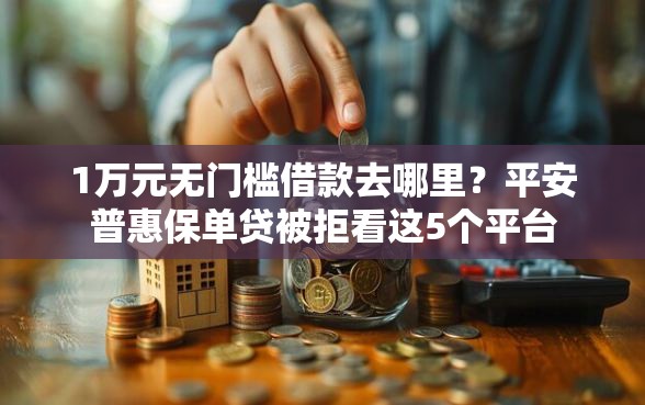 1万元无门槛借款去哪里？平安普惠保单贷被拒看这5个平台