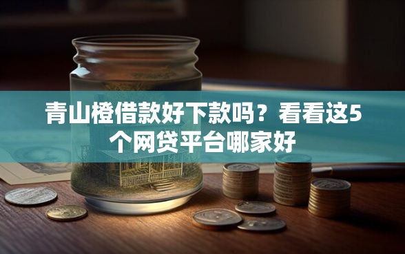 青山橙借款好下款吗?看看这5个网贷平台哪家好 青山橙借款好下款吗?看看这5个网贷平台哪家好
