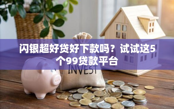 闪银超好贷好下款吗？试试这5个99贷款平台