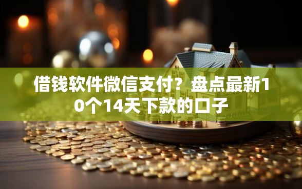 借钱软件微信支付？盘点最新10个14天下款的口子