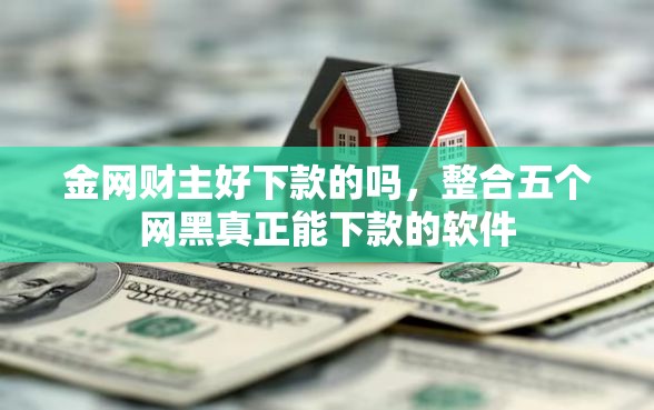 金网财主好下款的吗，整合五个网黑真正能下款的软件