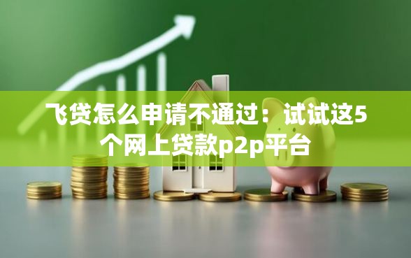 飞贷怎么申请不通过：试试这5个网上贷款p2p平台