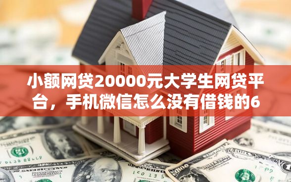 小额网贷20000元大学生网贷平台，手机微信怎么没有借钱的6个平台介绍
